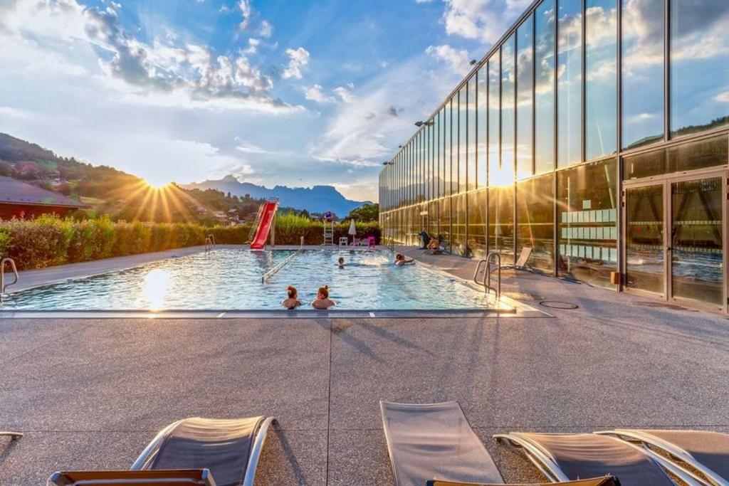 Studio Au Centre De Saint-Gervais-Les-Bains Leilighet Eksteriør bilde